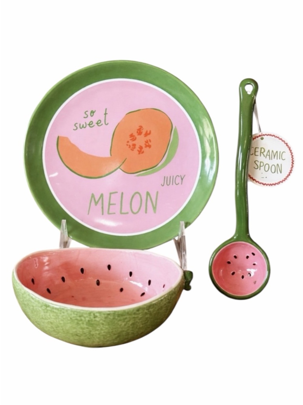 Target Ceramic Watermelon Ceramic 3 Piece Set